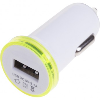 Автозарядка в прикуриватель REXANT USB 5 V 2100 mA белая Автозарядка в прикуриватель REXANT USB 5 V 2100 mA белая