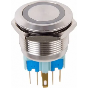 Кнопка антивандальная REXANT Ø22 250В Б/Фикс (6с) (ON)-OFF/(OFF)-ON подсв/красная Кнопка антивандальная REXANT Ø22 250В Б/Фикс (6с) (ON)-OFF/(OFF)-ON подсв/красная