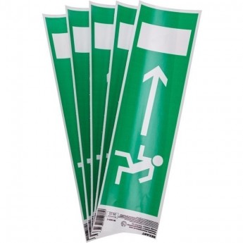 Наклейка эвакуационный знак REXANT "Направление к эвакуационному выходу налево" с хедером; 100х300 мм Наклейка эвакуационный знак REXANT "Направление к эвакуационному выходу налево" с хедером; 100х300 мм