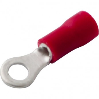 Наконечник кольцевой REXANT изолированный ø 3.7 мм 0.5-1.5 мм² (НКи 1.5-3.5) красный Наконечник кольцевой REXANT изолированный ø 3.7 мм 0.5-1.5 мм² (НКи 1.5-3.5) красный