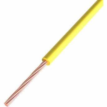 Провод ПГВА REXANT 1х0.50 мм² Cu желтый 500 м Провод ПГВА REXANT 1х0.50 мм² Cu желтый 500 м