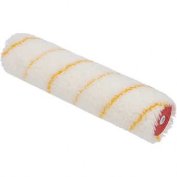 Ролик сменный REXANT МАСТЕР полиамид белый с желтой полосой, ворс 11 мм Ролик сменный REXANT МАСТЕР полиамид белый с желтой полосой, ворс 11 мм