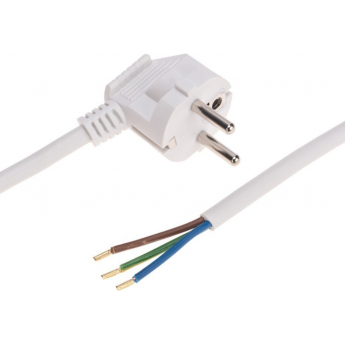 Шнур электрический REXANT с вилкой ПВС 3х1,5 мм2 3м, белый Шнур электрический REXANT с вилкой ПВС 3х1,5 мм2 3м, белый