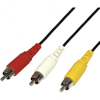 Шнур REXANT 3 RCA - 3 RCA, 7м, черный Шнур REXANT 3 RCA - 3 RCA, 7м, черный