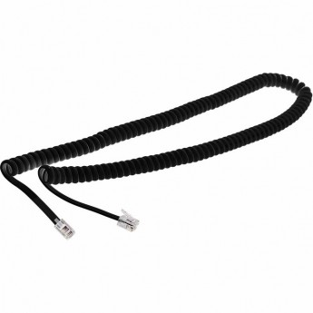 Шнур телефонный REXANT витой трубочный RJ-10(4P-4C) 4 м черный Шнур телефонный REXANT витой трубочный RJ-10(4P-4C) 4 м черный