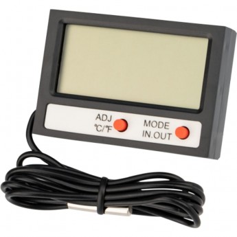 Термометр электронный REXANT комнатно-уличный с часами